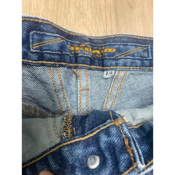 VTG Girbaud Womens Size 3/4 Denim Cut Off Shorts Marithe Francois 90s - Picture 5 of 7